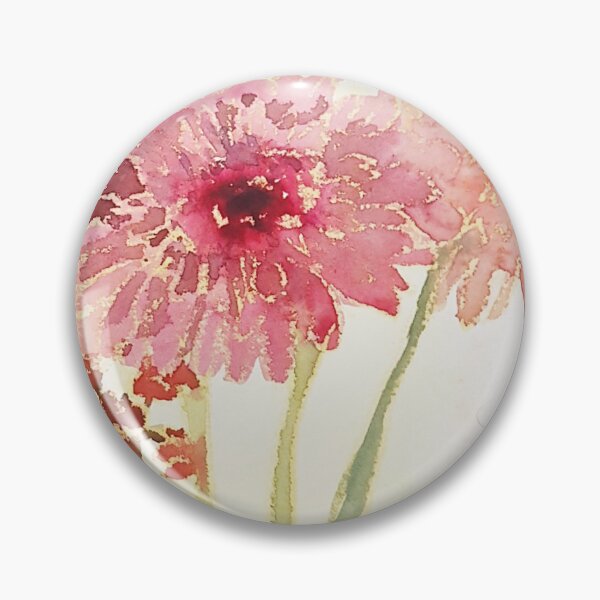 Item preview, watercolor gerberas designed and sold by rysunki-malunki.