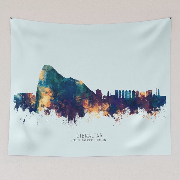 Artikelvorschau, Gibraltar Skyline entworfen und verkauft von ArtPrints.