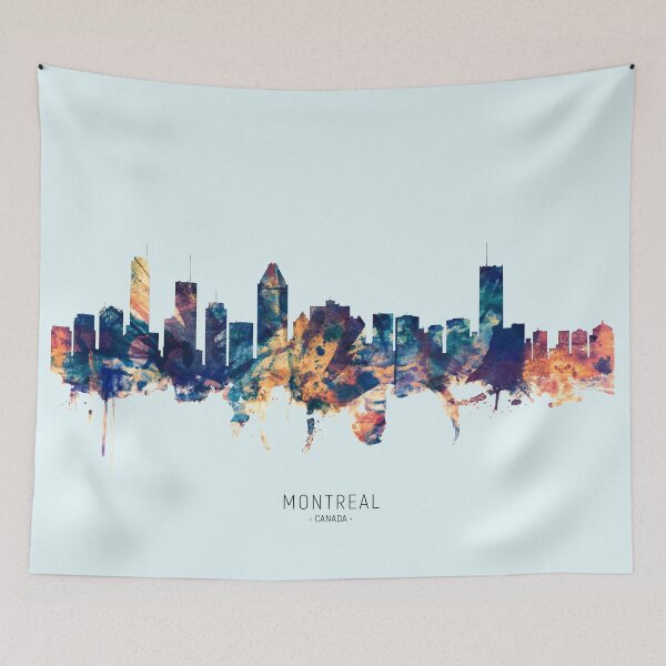 Artikelvorschau, Montreal Canada Skyline entworfen und verkauft von ArtPrints.