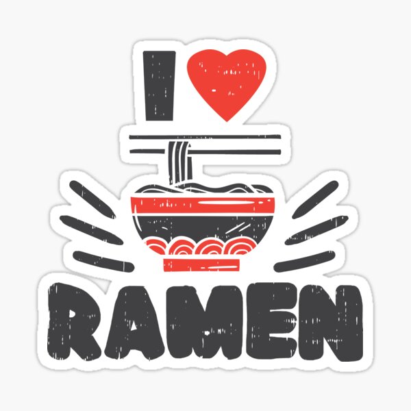 Ich liebe Ramen Sticker