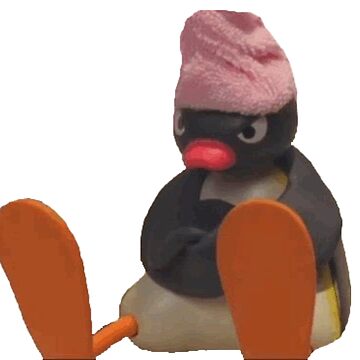 Imagen de la obra Humor de pingüinos en la ducha de meme mami