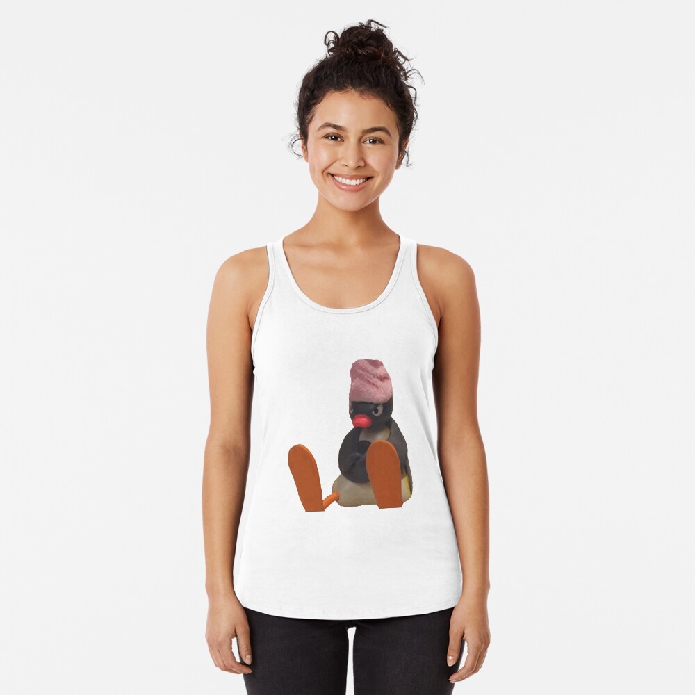 Vista previa del artículo con la obra «Camiseta con espalda nadadora», diseñado y vendido por Chrisafina.