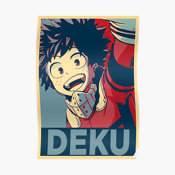 Izuku Midoriya ESPERANZA Póster