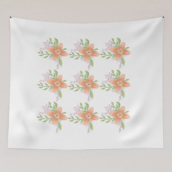 Item preview, a floral monogram,floral pattern,flower design,flower pattern,floral design designed and sold by wootee-designer.