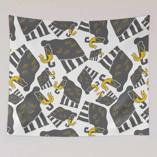 Item preview, Indian elephant array pattern bandana neck gator designed and sold by DukeDoctor.