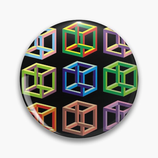 Item preview, optical illusion cubes designed and sold by tony4urban.