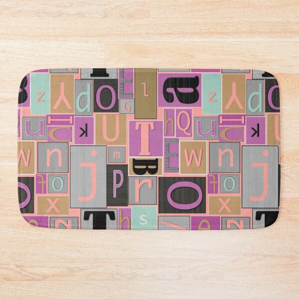 Item preview, the quick brown fox typography jumble  designed and sold by wanderingwattle.