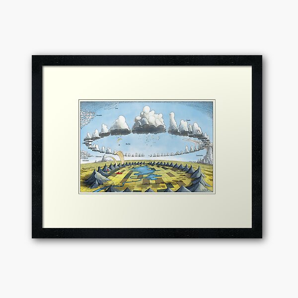Cloudscape Framed Art Print