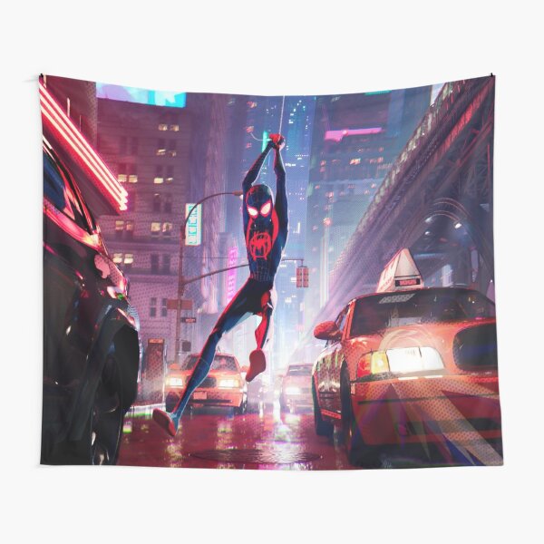 Miles Morales Swinging Tapestry