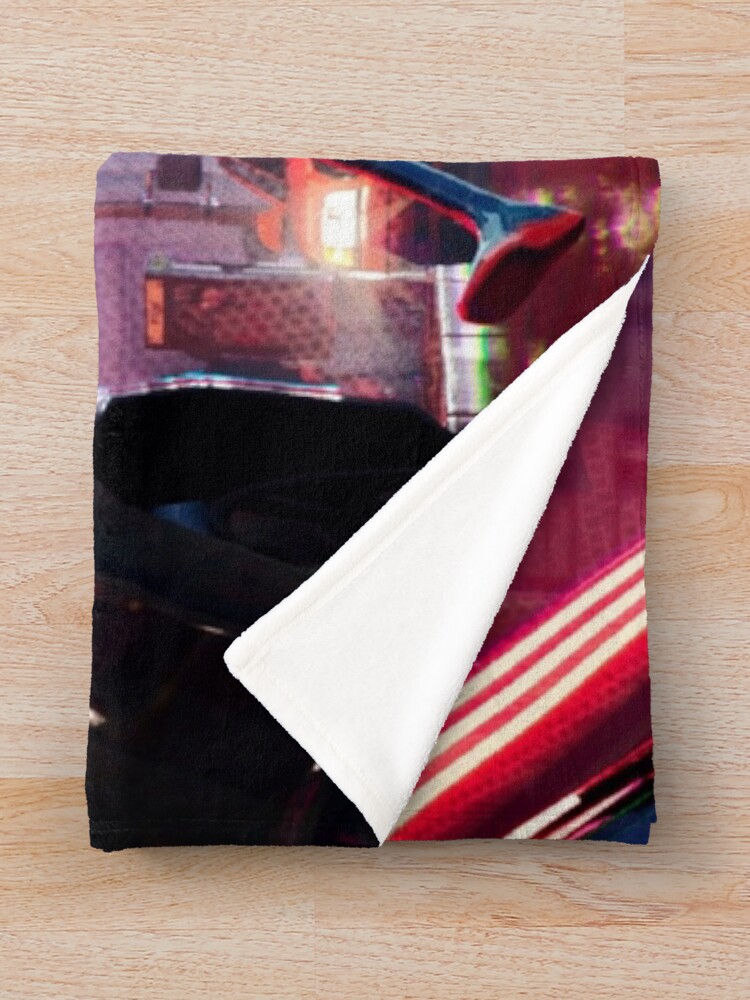 Alternate view of Miles Morales Swinging Throw Blanket