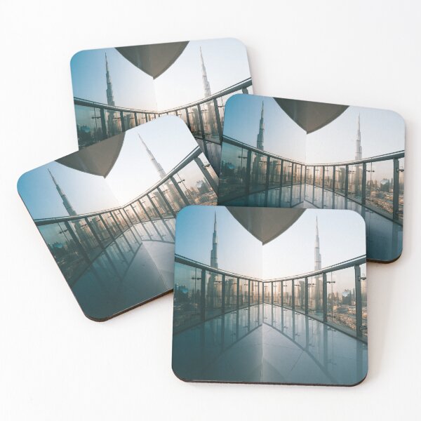 Item preview, Dubai Skyline view with Burj Khalifa from balcony in Downtown Dubai designed and sold by michieldros.