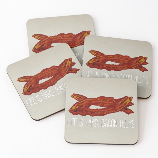 Item preview, Life is hard. Bacon helps. designed and sold by nealcampbell.