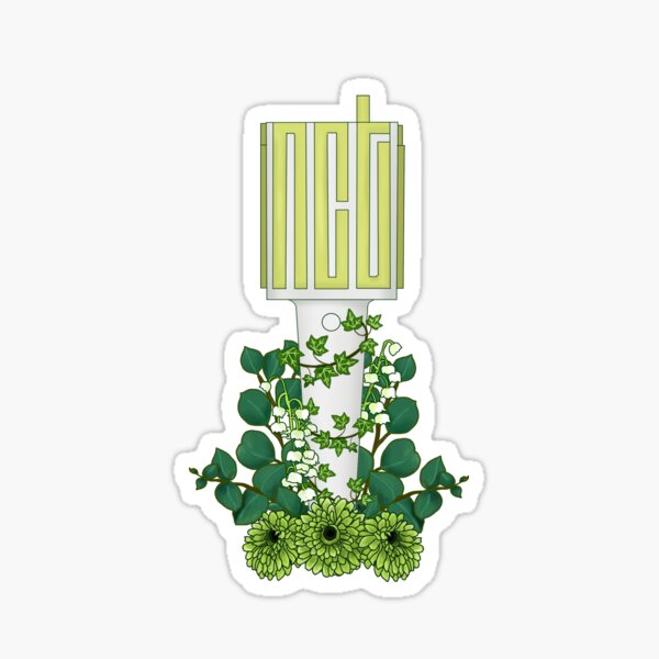 Artikel-Vorschau von NCT 127 / NCT Floral Lightstick kpop, designt und verkauft von Raquel Maia.