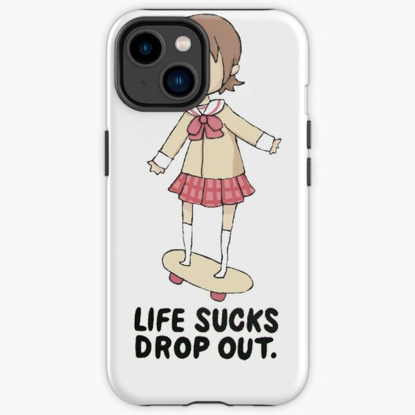 funny yuuko meme surprised face nichijou - Anime Memes - Phone Case