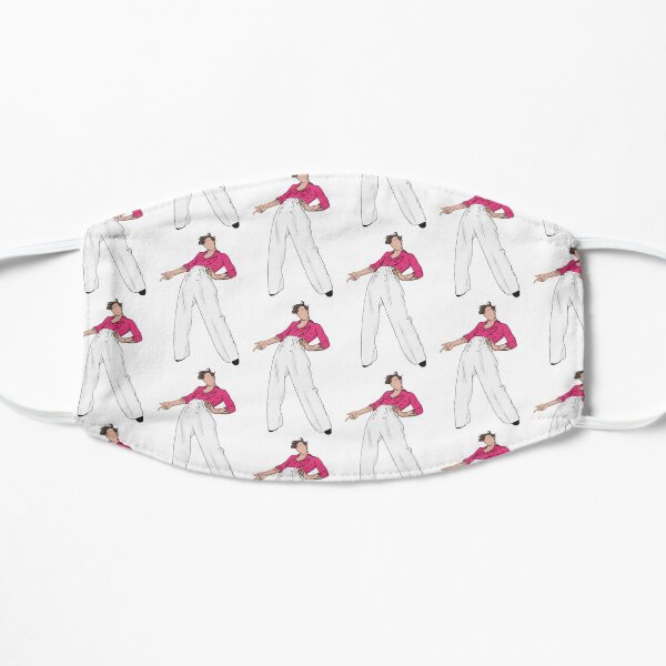 HARRY STYLES Watermelon Sugar digital illustration Flat Mask