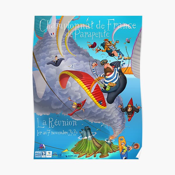 Parapente Posters Redbubble