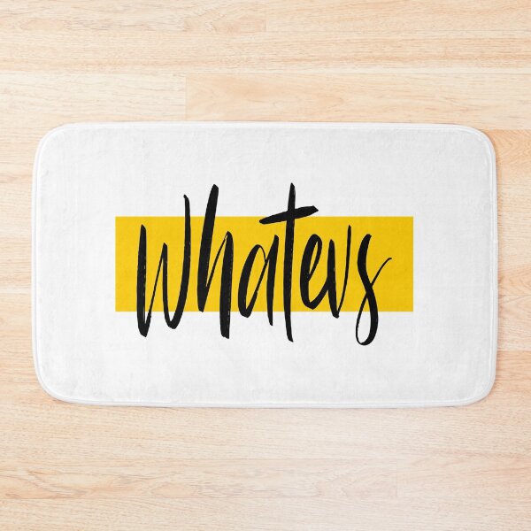 Item preview, whatevs on yellow background v.3 designed and sold by ozdv.