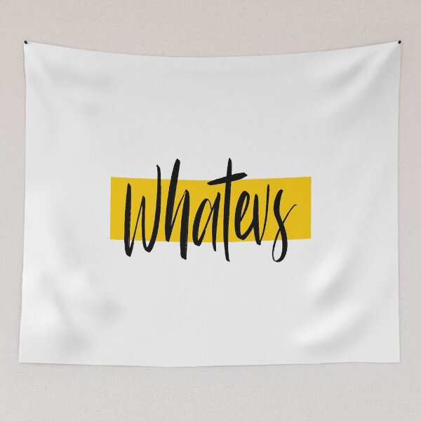 Item preview, whatevs on yellow background v.3 designed and sold by ozdv.