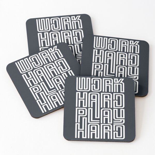 Item preview, Work Hard Play Hard designed and sold by willowdesigns.