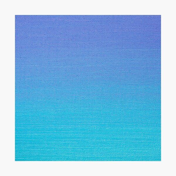 Shades of Blue on Canvas Print Photographic Print