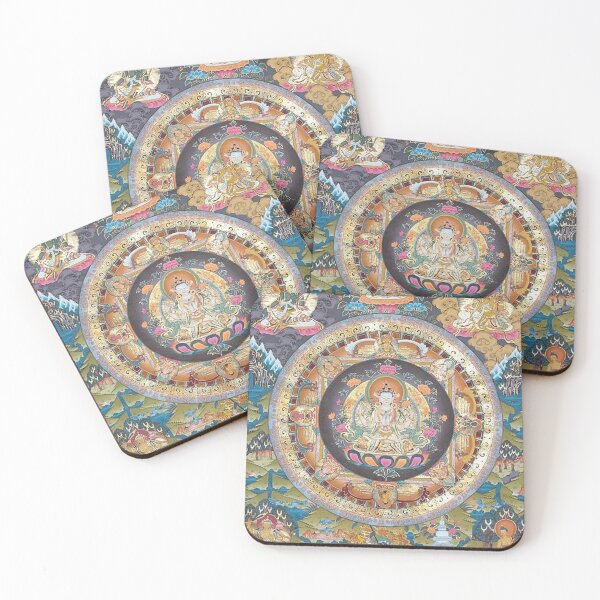 Item preview, Buddhist Thangka Art - 11 designed and sold by TantricBuddha.