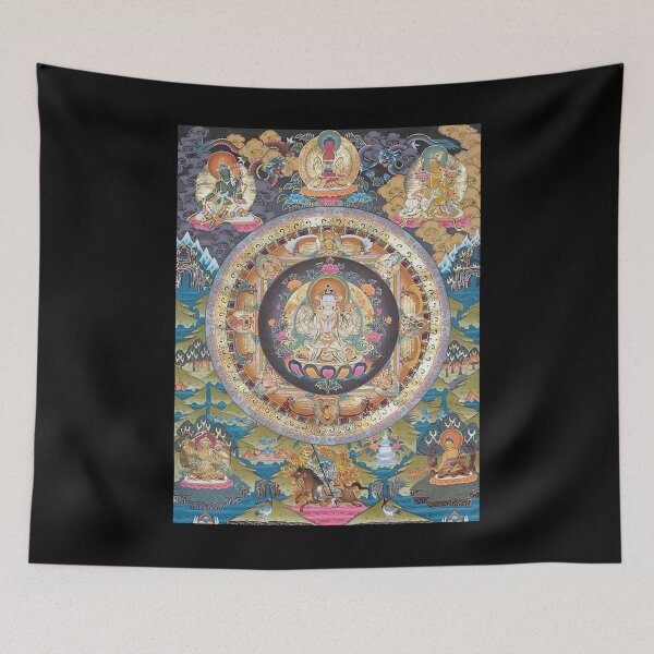 Item preview, Buddhist Thangka Art - 11 designed and sold by TantricBuddha.