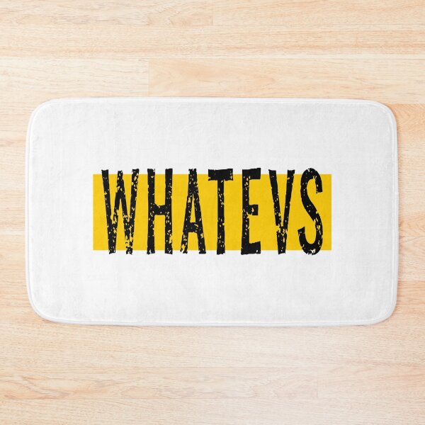 Item preview, whatevs on yellow background designed and sold by ozdv.
