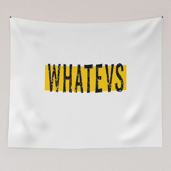 Item preview, whatevs on yellow background designed and sold by ozdv.