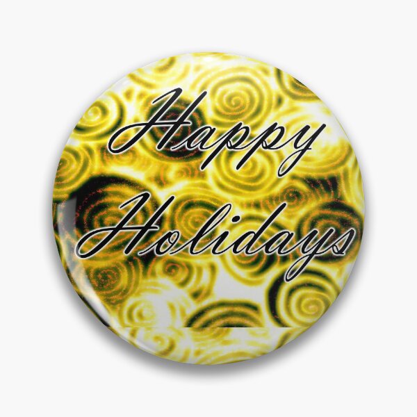 Item preview, Happy Holidays Swirls designed and sold by blakcirclegirl.