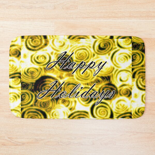 Item preview, Happy Holidays Swirls designed and sold by blakcirclegirl.