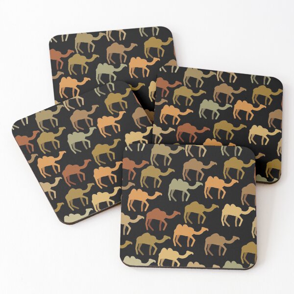 Item preview, Green, cream desert army Camels array pattern bandana neck gator designed and sold by DukeDoctor.