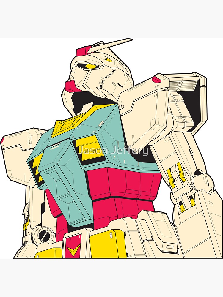 Mobile Suit Gundam Sticker by Jason