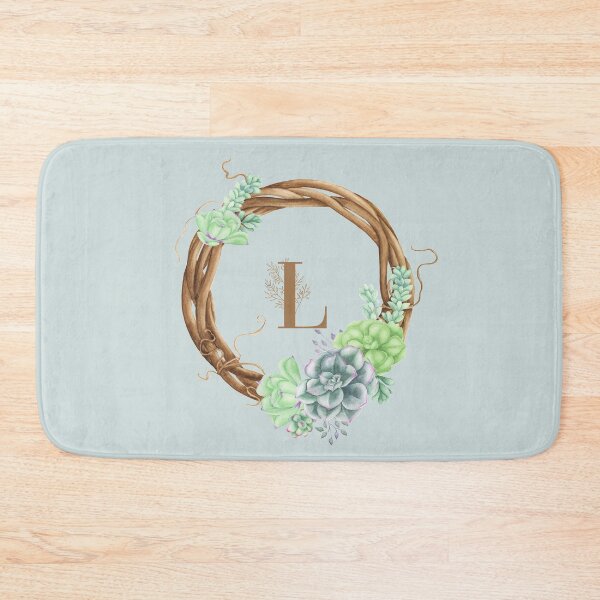 Item preview, Succulents Woodland Monogram - L designed and sold by MysticMagpie.