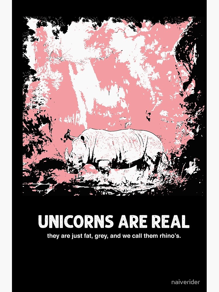 "unicorns are real about body positivity" Poster for Sale by