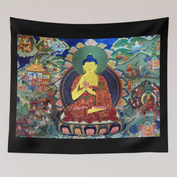 Item preview, Buddhist Thangka Art - 13 designed and sold by TantricBuddha.
