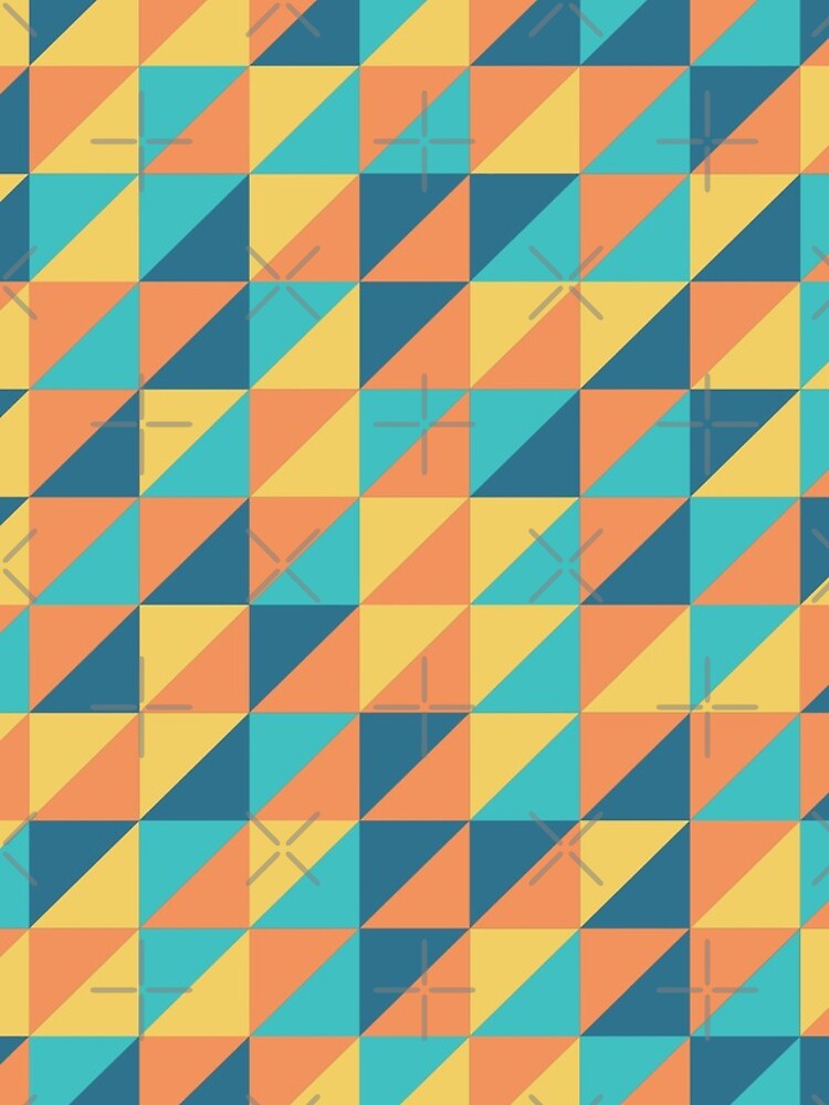 Thumbnail 5 of 5, iPhone Case, Colorful Square Geometric Pattern designed and sold by Islanr.