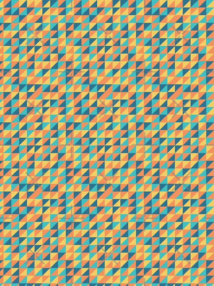 Thumbnail 3 of 3, Scarf, Colorful Square Geometric Pattern designed and sold by Islanr.