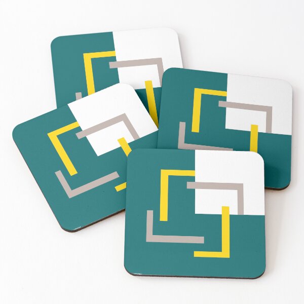 Item preview, Maze (white and teal) designed and sold by SA-DEZIGNS.