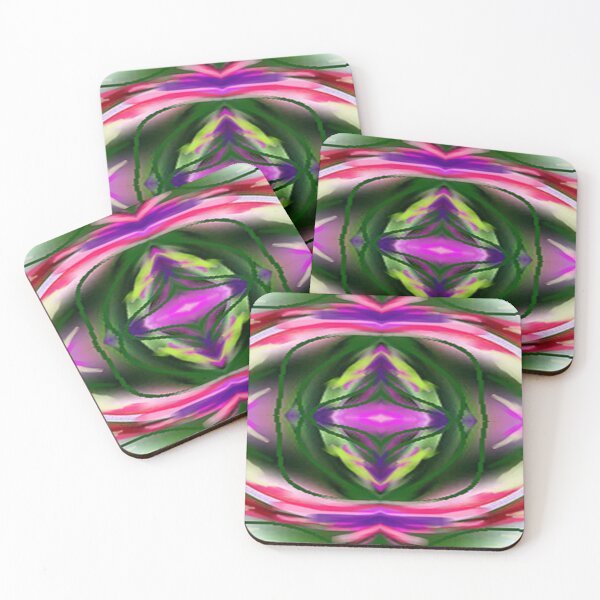 Item preview, Pinks and green  graphic psychedelic ,arte abstracto,abstract art design designed and sold by Adri Barnard.
