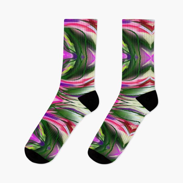 Item preview, Pinks and green  graphic psychedelic ,arte abstracto,abstract art design designed and sold by Adri Barnard.