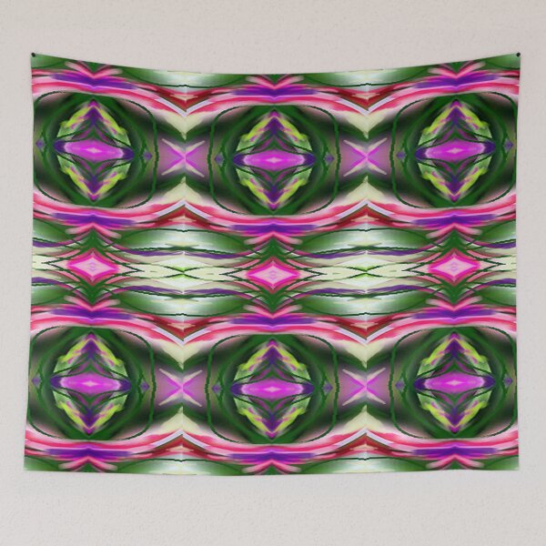 Item preview, Pinks and green  graphic psychedelic ,arte abstracto,abstract art design designed and sold by Adri Barnard.