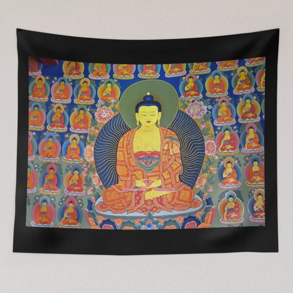 Item preview, Buddhist Thangka Art - 14 designed and sold by TantricBuddha.