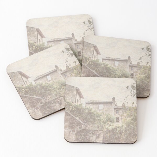 Item preview, Italian watercolor village designed and sold by Livia Mastrangelo.