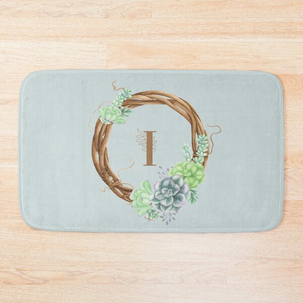 Item preview, Succulents Woodland Monogram - I designed and sold by MysticMagpie.