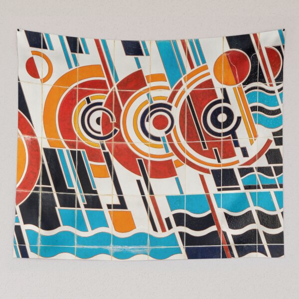 Item preview, Chic Geometrical Azulejos - a Modern Interpretation on Portuguese Tradition - Right designed and sold by Georgia Mizuleva.