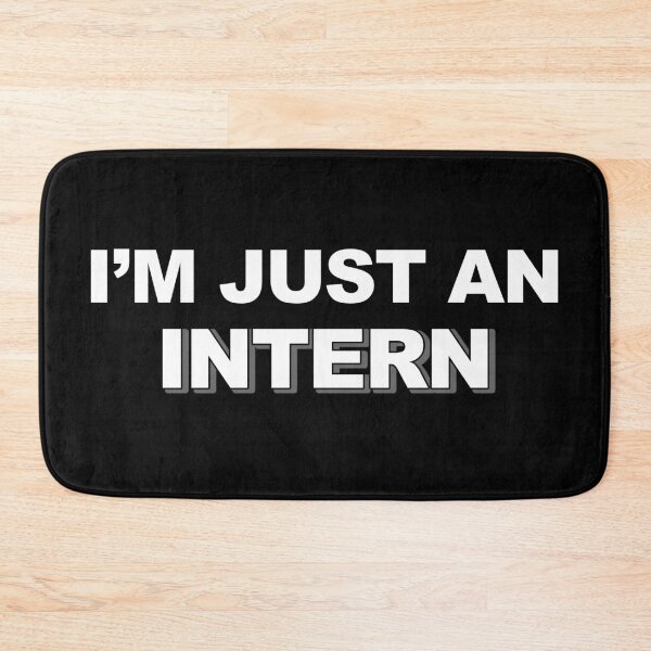 Item preview,  I'm just an INTERN (black) designed and sold by ChrisChrossie.