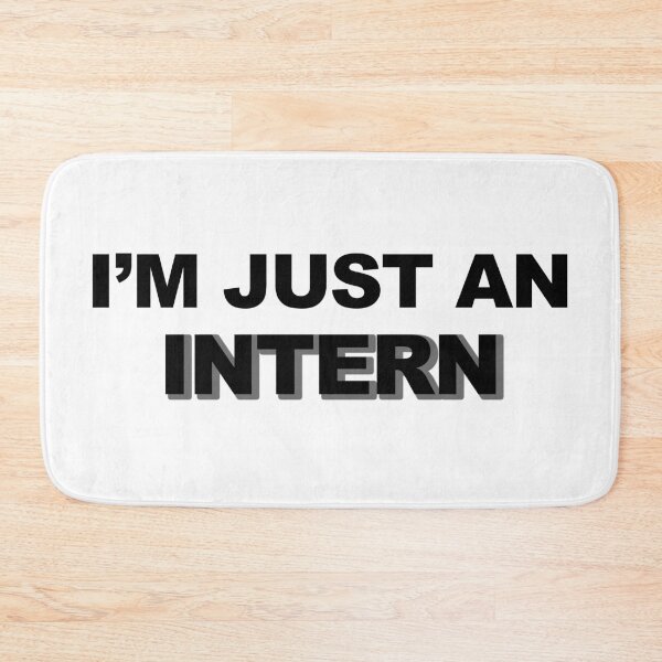 Item preview, I'm just an INTERN (white) designed and sold by ChrisChrossie.