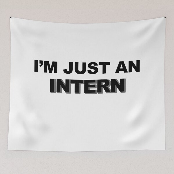Item preview, I'm just an INTERN (white) designed and sold by ChrisChrossie.