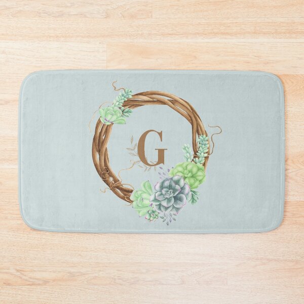Item preview, Succulents Woodland Monogram - G designed and sold by MysticMagpie.