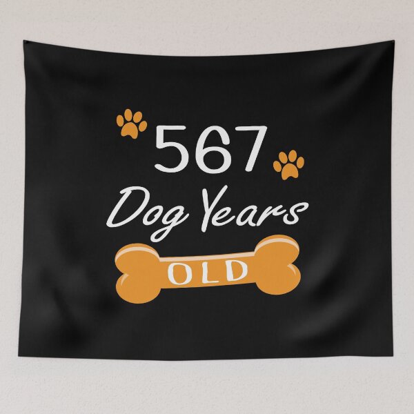 Item preview, 567 Dog Years Old Funny 81st Birthday Puppy Lover product designed and sold by Grabitees.